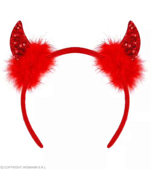 CORNES ROUGES AUX PAILLETTES