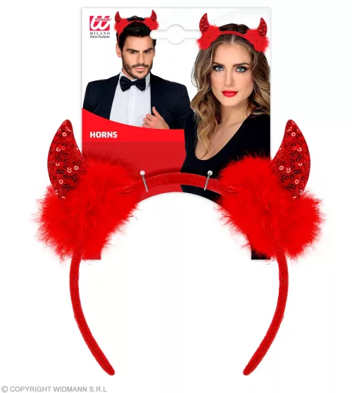 CORNES ROUGES AUX PAILLETTES – Image 2