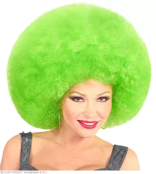 PERRUQUE VERTE EXTRAVOLUME AFRO top qualité - en sachet – Image 3