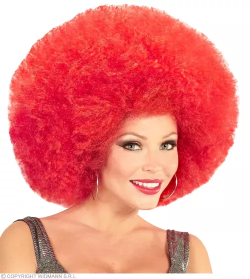 PERRUQUE ROUGE EXTRAVOLUME AFRO top qualité - en sachet – Image 3