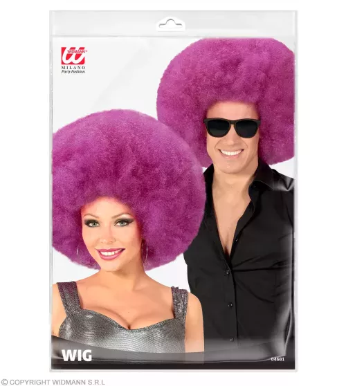 PERRUQUE ROSE VIF EXTRAVOLUME AFRO top qualité - en sachet – Image 2