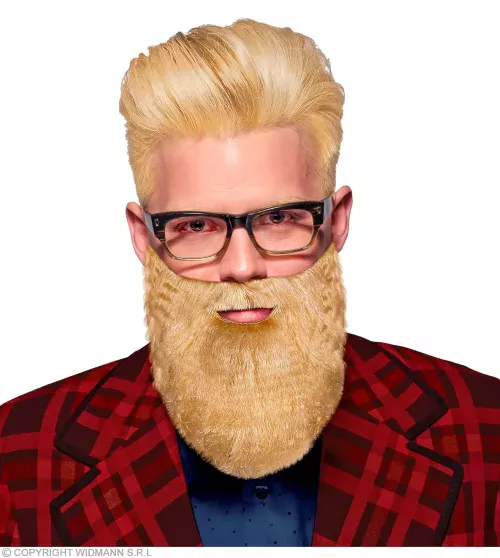MOUSTACHE AVEC BARBE blondes