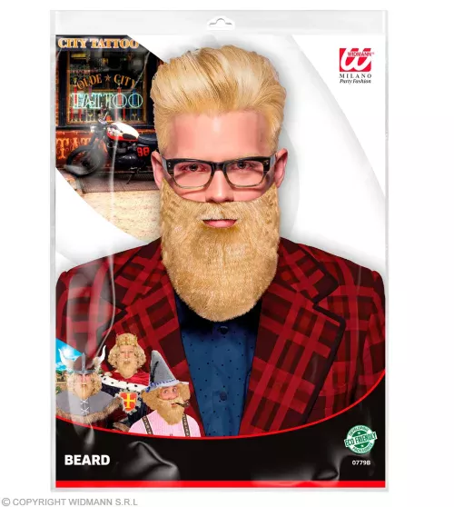 MOUSTACHE AVEC BARBE blondes – Image 2