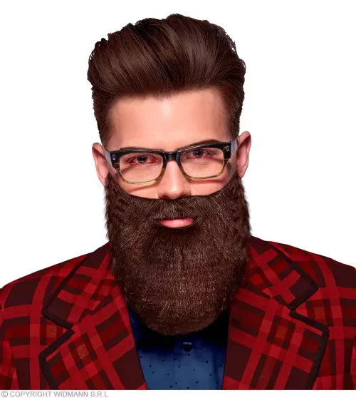 MOUSTACHE AVEC BARBE brunes