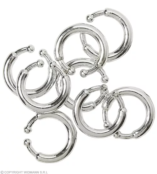 Set de 8 CLIPS PIERCINGS