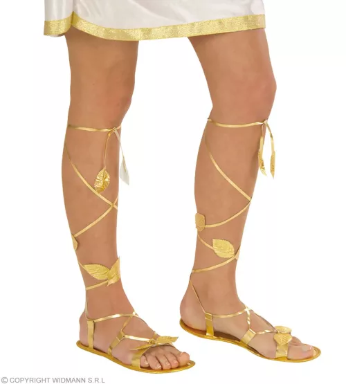 SANDALES DOREES pour Grec, Egyptien, Déesse, Fée Renaissance – Image 2