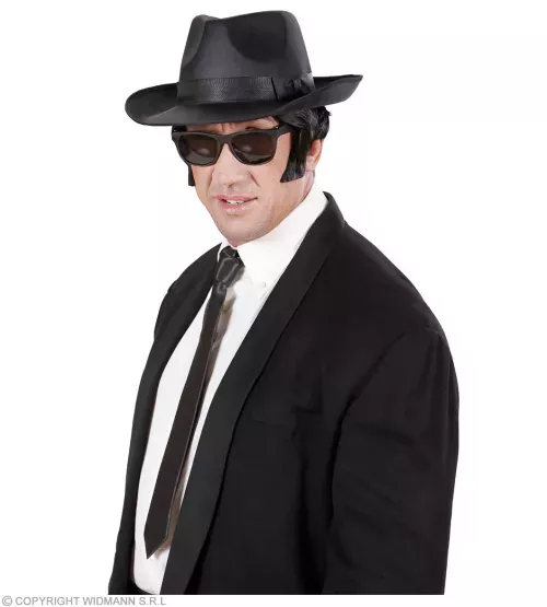 satin BLACK SLIM TIE – Image 3