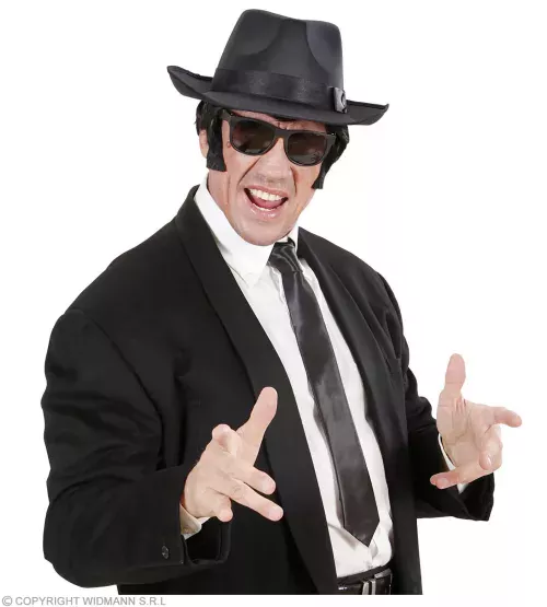 satin BLACK SLIM TIE – Image 4