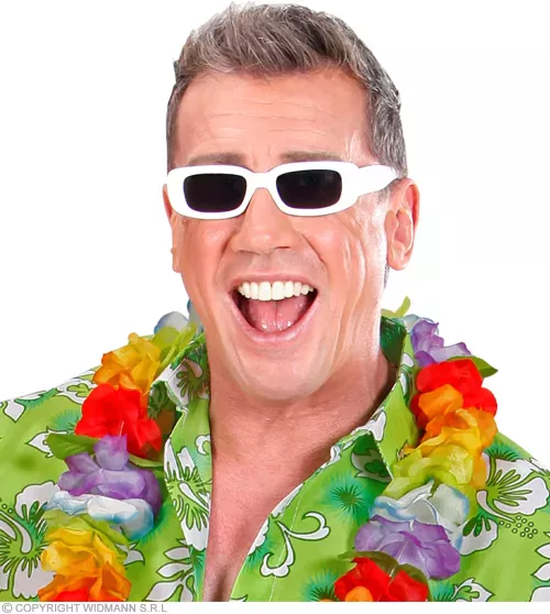 LUNETTES BLANCHES CHANTEUR – Image 5